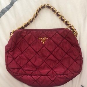 Pink Prada Quilted Purse
